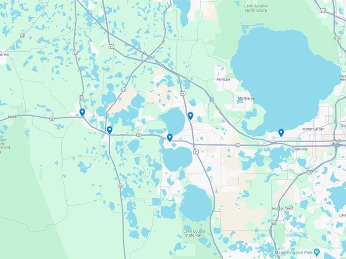 Service Area Map