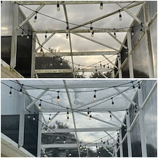 Pool Screen Enclosure Cleaning 1