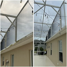 Pool Screen Enclosure Cleaning 0