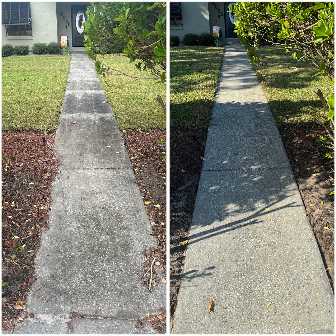 Enhance Your Homes Curb Appeal with Professional Pressure Washing for Driveways, Sidewalks, and Walkways in Clermont, FL – Clean Surface Solutions