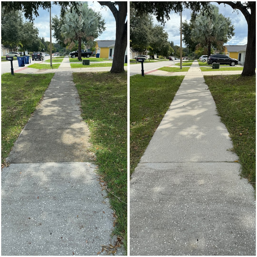 Transform Your Minneola, FL Property with Clean Surface Solutions Premier Driveway, Sidewalk, and Walkway Cleaning Services