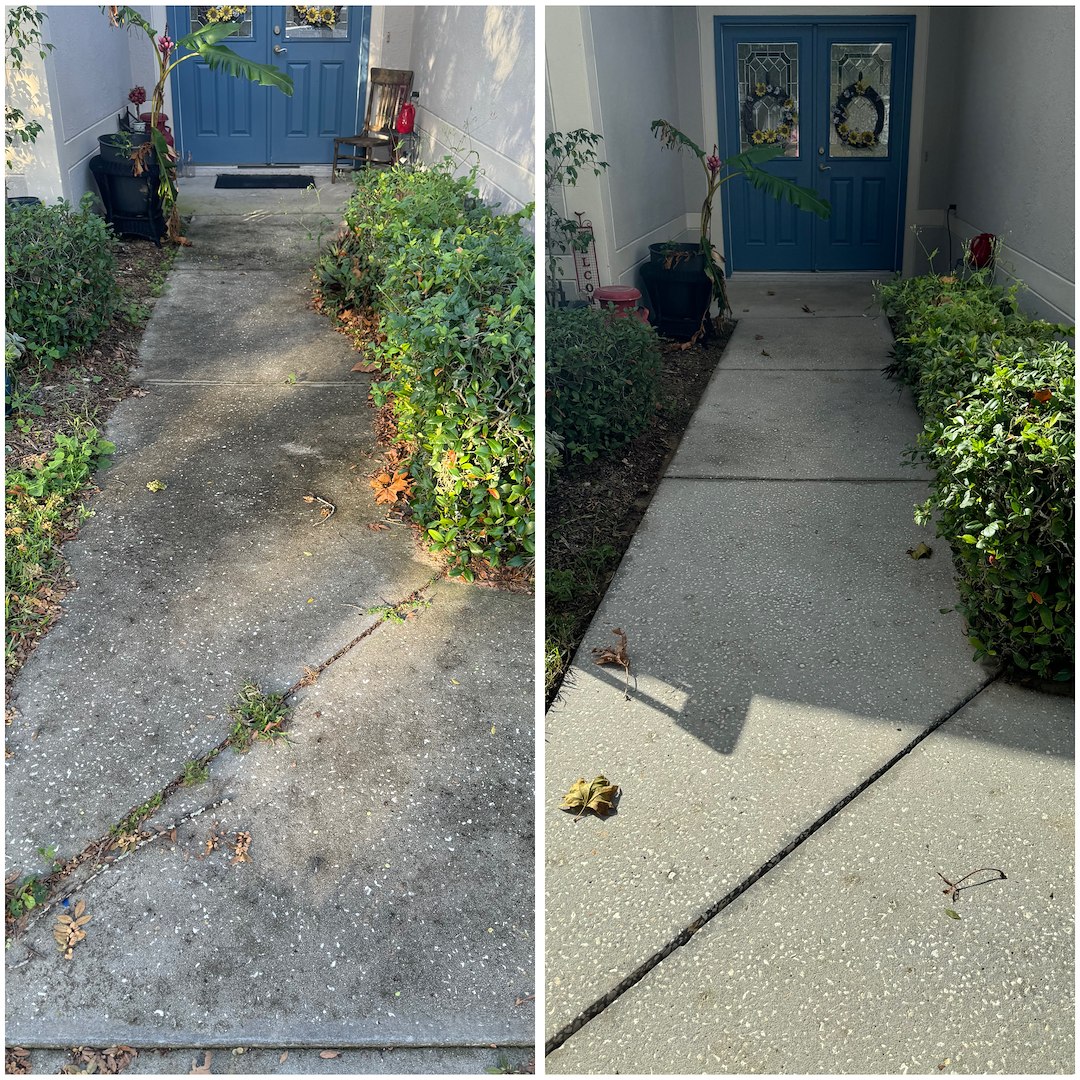 Transform Your Property with Professional Pressure Washing for Driveway, Sidewalk and Walkways Cleaning in Minneola, FL