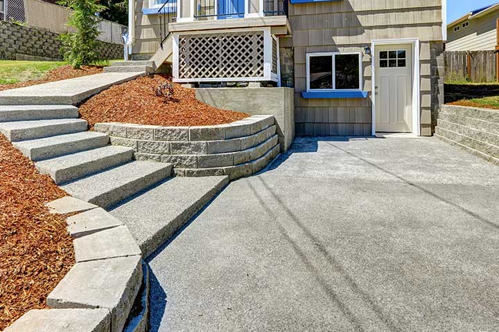 Freshly Cleaned Driveway